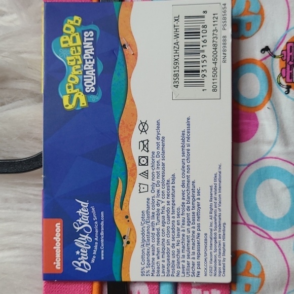NWT Nickelodeon SpongeBob Hipster - Picture 4 of 10